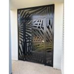 Residential Aluminum Outdoor Gates Anodizing Non Toxic Aluminium Electric Gates for sale