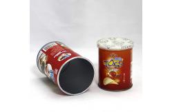 China Lovely Red Paper Composite Cans with Aluminium Foil for Candy Packaging supplier