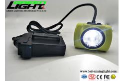 China 13.6Ah 530lum 25000lux Led Mining Cap Lamp For Underground supplier