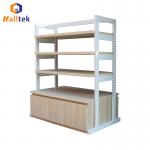 Customized Wood / Metal Hanger Rack 200kg Loading Capacity For Cloth Display for sale