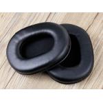Black Headphone Leather Cover Soft Foam PU Material For Sony MDR-7506 for sale