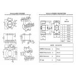 BPQ3202 PQ3225 Vertical 6 6 PIN Power Distribution Transformer Perfect Solution for Power Line Distribution for sale