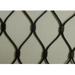 Black Oxidation Stainless Steel Cable Netting Wire Mesh Flexible Woven Type for sale