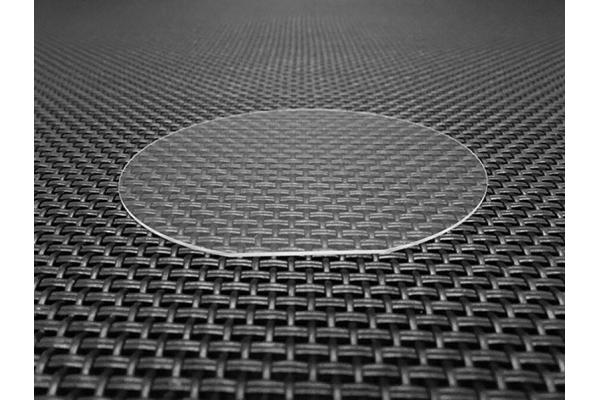 Sapphire Al2O3 Crystal Substrate Ultrathin Double Side Polished For Optical Lenses