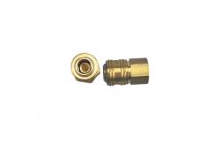 China 1/4'' Nominal Brass compressed air quick release coupling Pneumatic Quick Coupling supplier