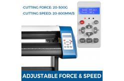 China High Precision 135cm Vinyl Cutter Machine Servo Motor Driver supplier