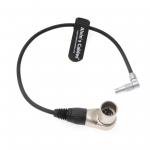 Power-Cable for Zacuto-Kameleon-EVF from Rotatable Right Angle 4 Pin Male to XLR 4 Pin Male Right Angle 30CM for sale