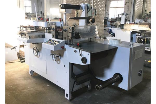 Narrow Webbing Professional Die Cut Machine , Label Punching Machine 320mm Paper Max Width