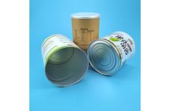 China Cardboard Paper Composite Cans Recyclable Tube Box For Food supplier