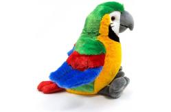 China Simulation Macaw Plush Toy With Polyester Fiber Stuffed supplier
