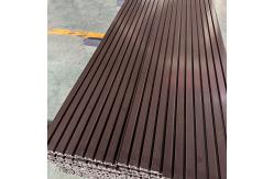 China WPC Fluted Wall Panels Exterior Co-extrusion Wood Plastic Composite Wall Cladding supplier