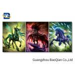 Pet / PP 3d Horse Picture With Frames , Flipped Decorative Wall Art for sale