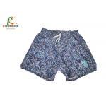 Sublimation Printing Waterproof 4 Way Stretch Mens Printed Swim Trunks for sale