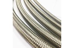 China 3/4'' PTFE Convoluted Hose With SS304 Over Braided supplier