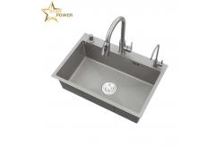 China Luxurious Style Stainless Steel Hand Sink Customization Easy To Clean supplier