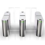 Single Direction Turnstile Biometric Access Control Entrance Gates 80W for sale