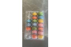 China Rectangle 21 Pallets  Plastic Packaging Macaron Tray  Customizable supplier