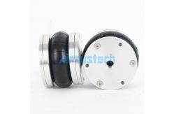 China Rubber Air Spring Parker 9109400 Single Convoluted Air Bellows with Aluminum Plate supplier