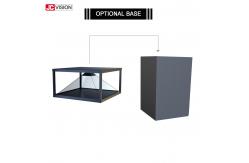 China 100x100cm Transparent LCD Screen 360 3D Pyramid Hologram With Digital LED Sign supplier