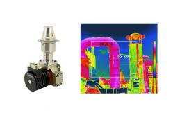 China MWIR Cooled Thermal Imaging Sensor Integrating 320x256 99.5% Pixel Rate supplier