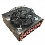 Industrial Evaporation Air Cooled condenser with good quality copper walk in cooler freezer cooling system for sale