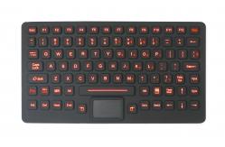 China IP65 Waterproof USB Interface Silicone Industrial Keyboard With Touchpad supplier