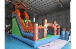 China Inflatble Exotic Bouncy House With Internal Slide Combo Jumping Castle supplier