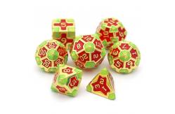 China CE Precision RPG Polyhedron Dice Set OEM Nontoxic Bulk Alloy Material KTV Bar supplier