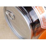 Food Grade Clear Plastic Cylinder Easy Open Cans Transparent Melon Seeds Jar for sale