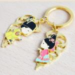 Make a Lasting Impression with Custom Stainless Steel Keychain 1.2 X 1.2 Inches 50mm Keyring Length for sale