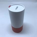 White Kraft Paper Tube Packaging Eco friendly Gift Red Cosmetic UV Coating for sale