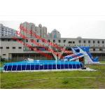 backyard swimming pool inflatable pool with slide metal frame swimming pool for sale