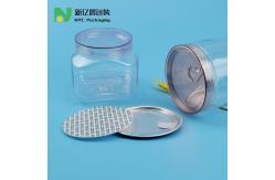 China 350ml 11oz PET Plastic Jar Child Resistant With Lid supplier