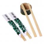 Custom Laser Engraved Bamboo Chopsticks With Personalized Logo Reusable Chopsticks for Restaurant Home Use for sale