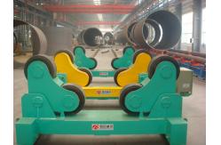 China Automatic Welding Turning Roll / Pipe Rollers PU Wheel For Vessel supplier