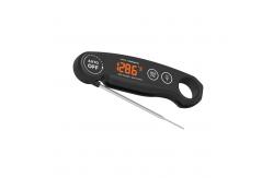 China Digital Rechargeable Meat Thermometer For Steak Water Temp LED Big Lcd Display supplier