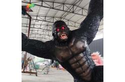 China Customizable Moveable Animatronic Gorilla For Theme Park Remote Control supplier