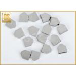 Glossy Hard Metal Tungsten Carbide Brazed Tips High Wear Resistance for sale