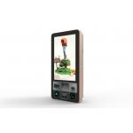 Wall Mounted Interactive Touch Screen Kiosk With Magnetic Stripe / RF / IC Card for sale