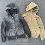 OEM Vintage Oversized Zip Up Hoodie Applique Embroidery Hoodie Silk Screen Printing for sale