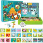 Forest Animal Jigsaw Puzzles Magnetic Puzzles For Preschooler For Kids Ages 4-8 60pcs for sale