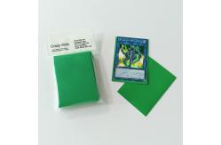 China Polypropylene Solid Mini Green Card Sleeves 62x89mm CPP Material supplier