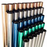 Glass PET Building Window Film Silver 20% VLT 2mil 1.52 X 30m