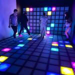 Indoor Waterproof Activate Game Led Floor Interactive Led Screen Floor Tile Light Game for sale