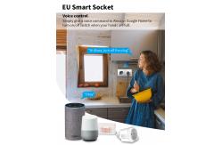 China SIXWGH Tuya Smart Socket 20A WIFI EU Plug Electrical Outlet Smart Plug Socket supplier