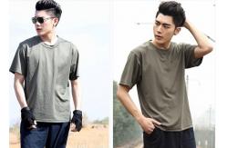China Cool Quick Drying Army Military Uniforms With Micro Bullet Round Neck Collar supplier