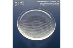 China High Temperature Resistant Borosilicate Glass Lens For Light Lamp Cover supplier