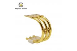China Luxury Gold Iron C-Shaped Metal Sofa Legs New Design Furniture Accessories supplier