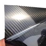 Stretchable Carbon Fiber Car Vinyl Wrap With Wet Installation Method for sale