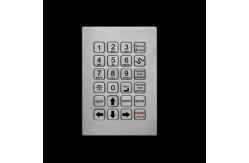 China Access Control Use 24 Key Keyboard Stainless Steel Material With Usb Interface supplier